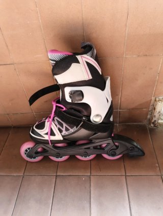 Patines en línea Fila rosas y negros