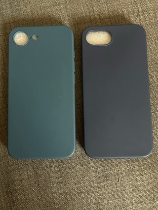 2 Fundas iPhone 16e Azul y Marino