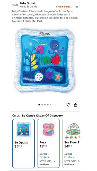 Alfombra de juegos hinchable Baby Einstein
