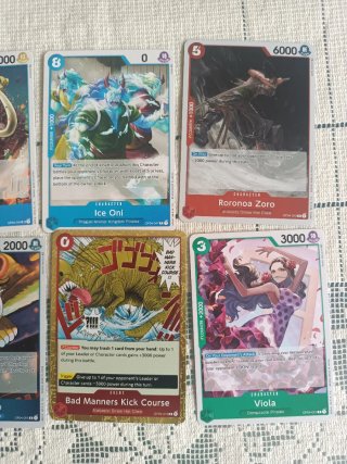 Carte One Piece qt 10 Queen, Sasaki, Jack, Zoro