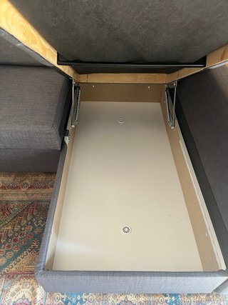 Sofá cama FRIHETEN + colchón KLAGSHAMN