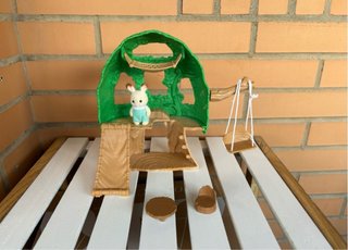 Sylvanian families casa del árbol de bebés!!