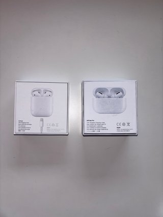 Caja AirPods y AirPods Pro con repuestos
