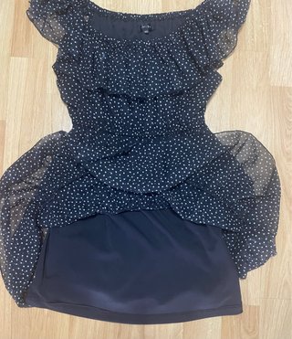 Vestido Amisu Negro Talla 40 Mujer