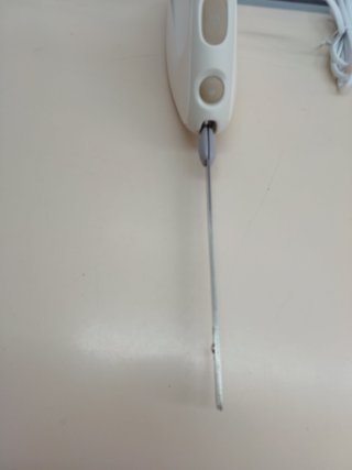 Cuchillo eléctrico 100 W acero inoxidable blanco - Moulinex Secanto