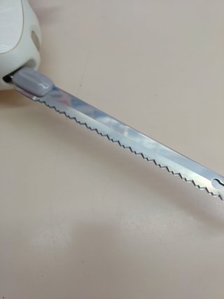 Cuchillo eléctrico 100 W acero inoxidable blanco - Moulinex Secanto