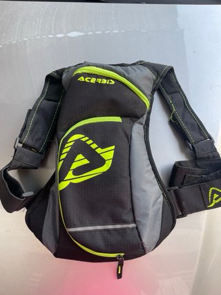 Mochila Hidratación Acerbis Negra y Verde