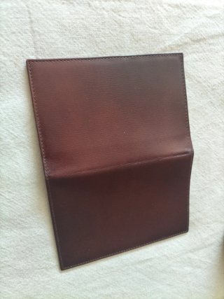 Funda Piel Pasaporte/Cuaderno Marrón