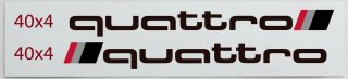 Pegatina para Audi quattro