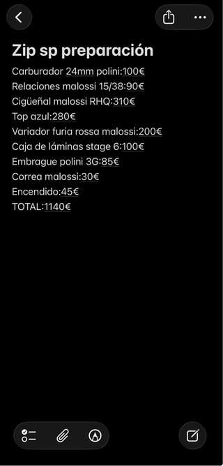 Motor Zip SP Preparado