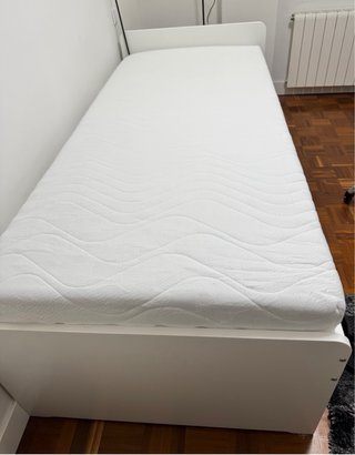 Cama IKEA SLÄKT 90x200 + Cama Extra + 2 Colchones