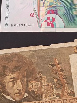 Lote Billetes Franceses  Varios Valores