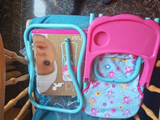 Trona Plegable Muñecas Dolls World. Nueva