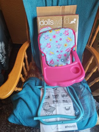 Trona Plegable Muñecas Dolls World. Nueva