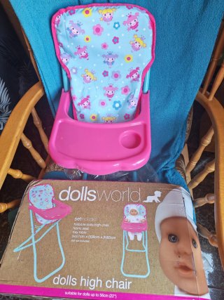 Trona Plegable Muñecas Dolls World. Nueva