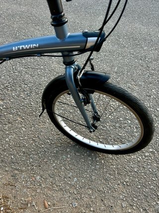 Bici Plegable Azul Btwin