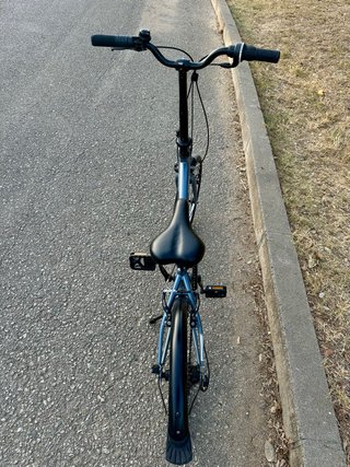 Bici Plegable Azul Btwin