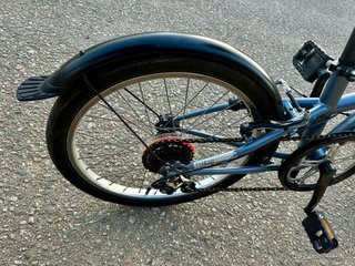 Bici Plegable Azul Btwin