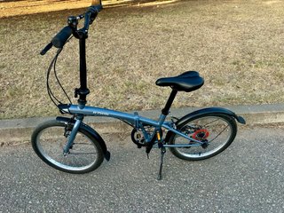 Bici Plegable Azul Btwin