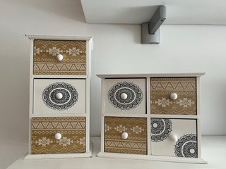 Mini cajoneras decorativas