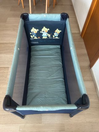 Cuna plegable Jane + colchón 60/120