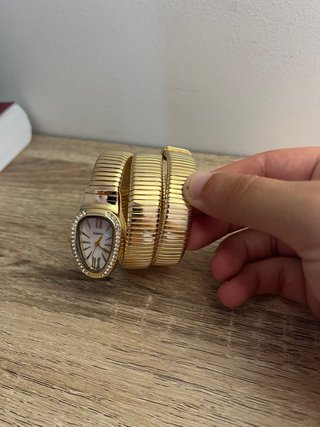 Reloj Serpiente Dorado