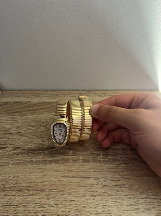 Reloj Serpiente Dorado