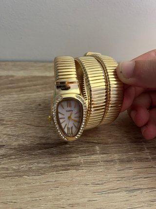 Reloj Serpiente Dorado