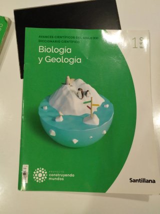 Libro de texto. Biología y Geología 1 Eso Santilla