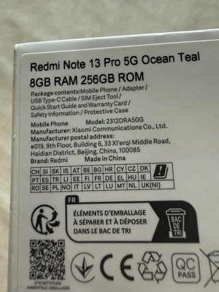 Redmi Note 13 Pro 5G Blanco