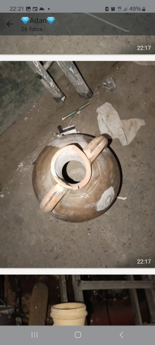Cántaros antiguos de cerámica
