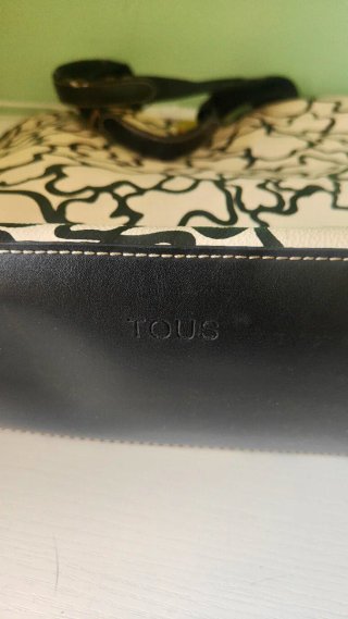 Bolso Tote Tous Kaos Beige y Negro