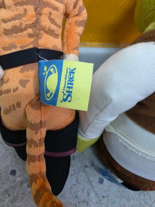 Lote 2 peluches de la saga Shrek