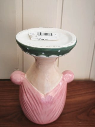 Vaso donna stilizzato in ceramica