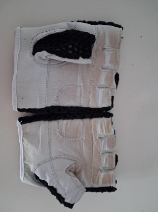 Guantes Gimnasio Negro y Blanco