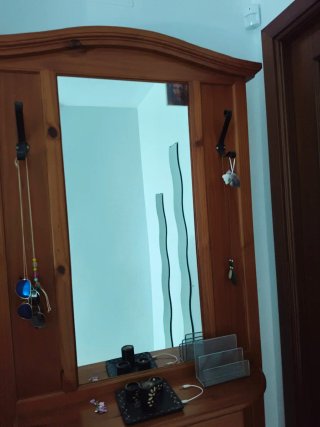 Mueble recibidor madera pino