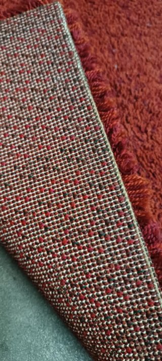 Alfombra Roja Oscura 195x135 cm