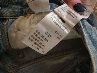 Levi's Shorts Mujer Talla 27 Azul Claro