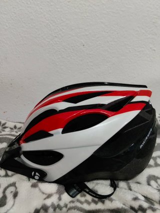 Casco Ciclismo Bontrager Rojo Blanco Negro