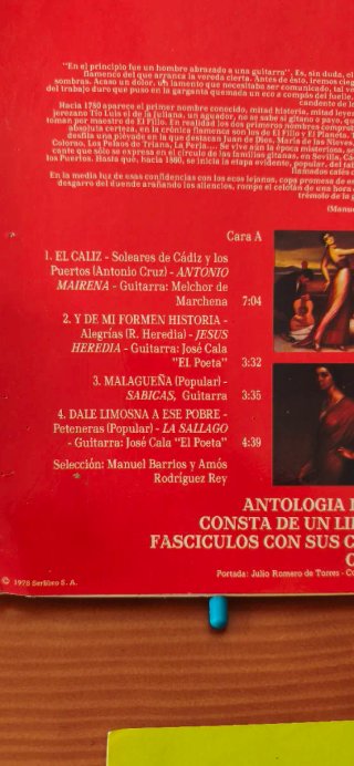 Antología del Cante Flamenco. Retablo 1