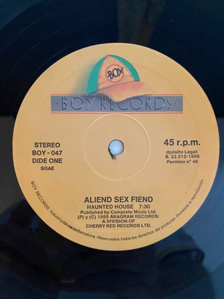 Vinilo Maxi Single Alien Sex Fiend 1989