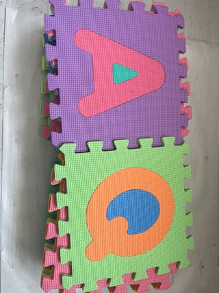 Puzzle Goma Eva Letras y Números