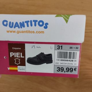 Zapatos escolares niño