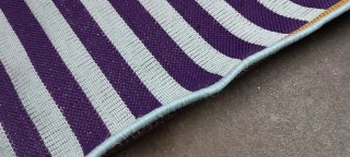 Alfombra Rayas Morado/Blanco 295x198