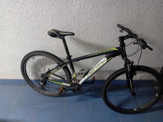 Bicicleta Montaña Monty Negra y Verde