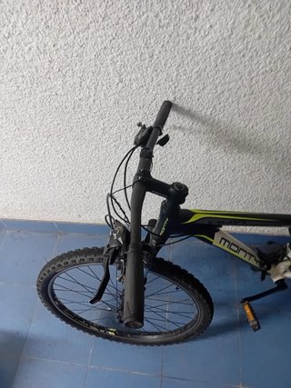 Bicicleta Montaña Monty Negra y Verde