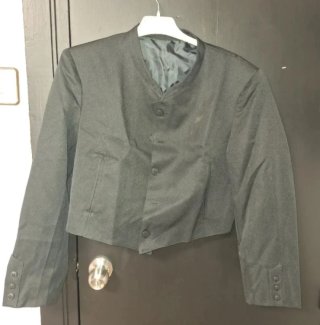 Chaqueta y Tirantes Gris
