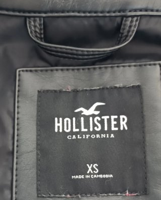 Chaqueta de cuero Hollister Talla XS