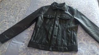 Chaqueta de cuero Hollister Talla XS