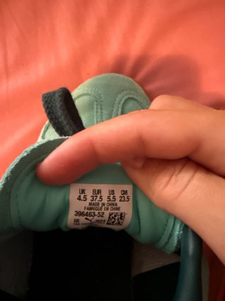 Zapatillas Puma Palasgo Azul y Rosa